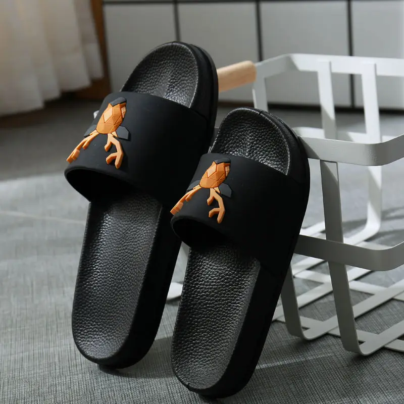 

Slippers Women's Summer Children's Slippers Korean-Style Antlers Non-Slip Platform Elk Slipper Men Shoes Woman House Shoes Men