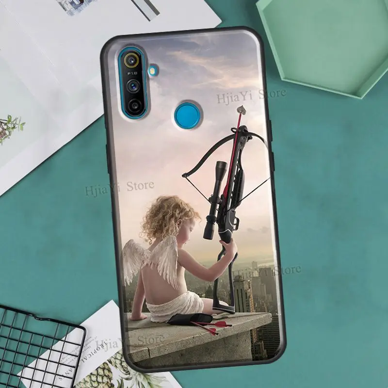 Чехол с изображением ангелов Guardian для OPPO Realme GT Neo 2 Master 8i 9i 8 A5 A9 A15 A53 A52 A72 OnePlus 9 10 Pro 9R