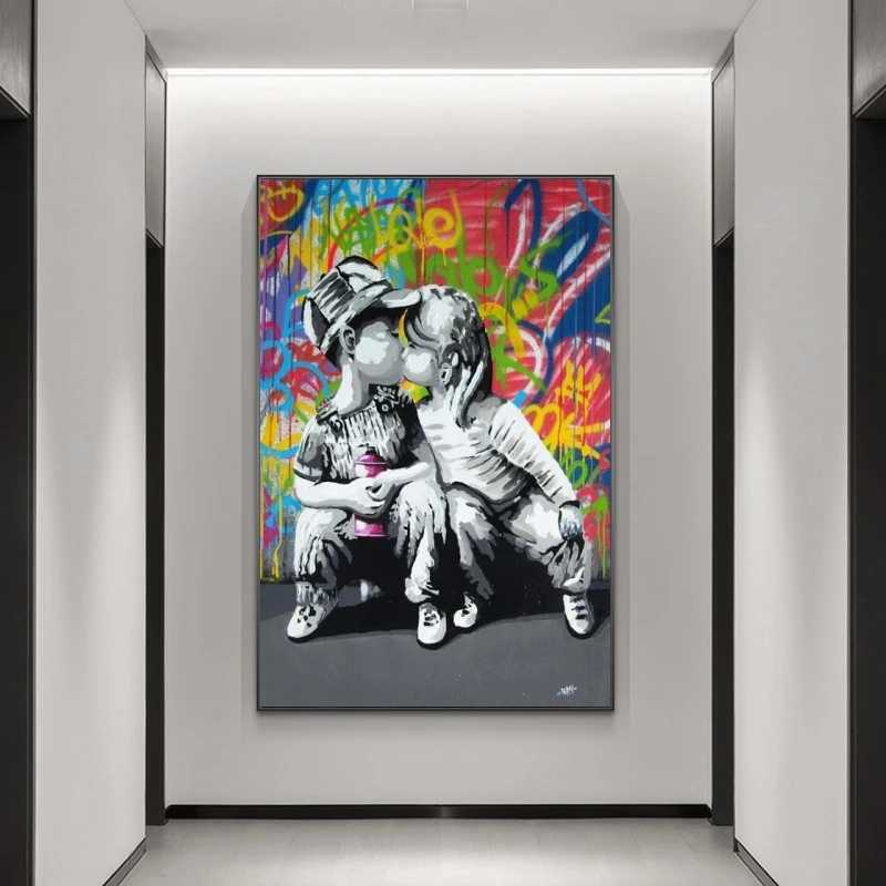 

Street Graffiti Art Love Is Answer Wall Canvas Prints Pop Art Canvas Paintings Posters and Prints Love Life Wall Picture Decor