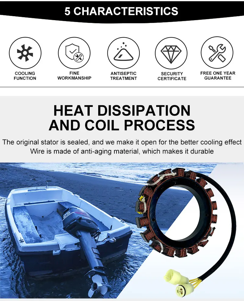 Подвесной Статор для Yamaha 69J-81410-00-00 200HP 225HP