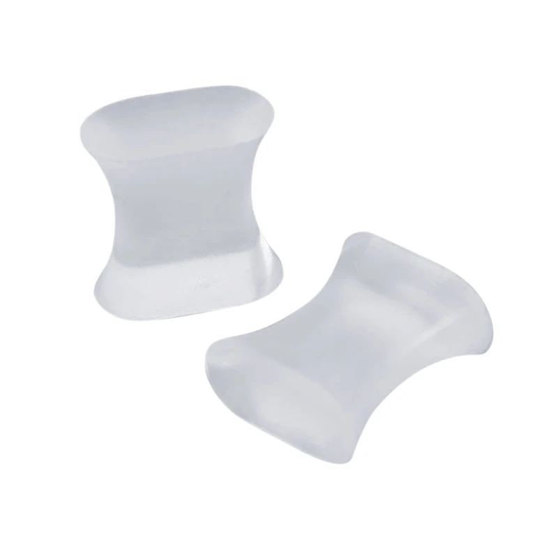 

2PCS/Set Silicone Toe Separator Thumb Valgus Corrector Reusable Toe Separator Soft Gel Pads For People Toe Care Accessories