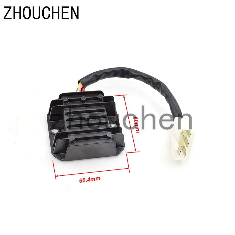 Мотоцикл 5 Провода Напряжение Регулятор выпрямителя Для GY6 KYMCO ловкость 2T R16 10 Rs