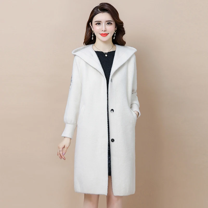 

Женская ветровка WYWAN, черная длинная свободная куртка, тренчкот, осень 2020