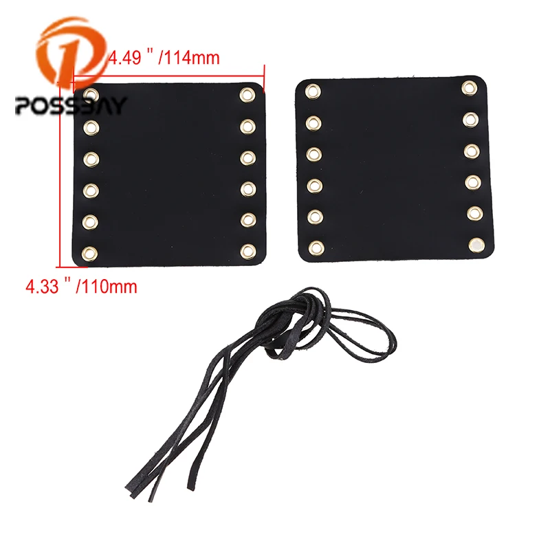 Чехол POSSBAY для ручки мотоцикла черного красного цвета кожаный защитный чехол