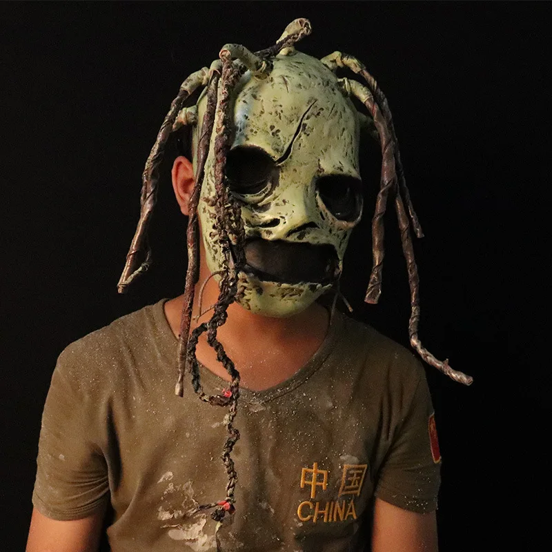 Дом с привидениями Slipknot латексная маска для косплея для взрослых, косплей на Хэллоуин игра Карнавальная маска подарок Прямая поставка