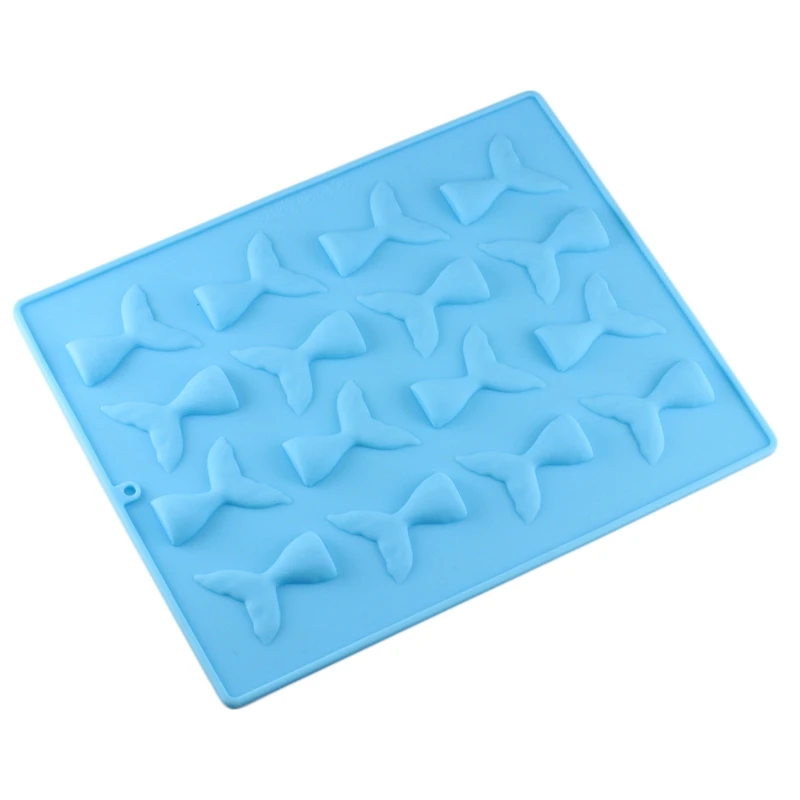 1 шт. Милая мини-форма с хвостом русалки для шоколада силиконовая форма