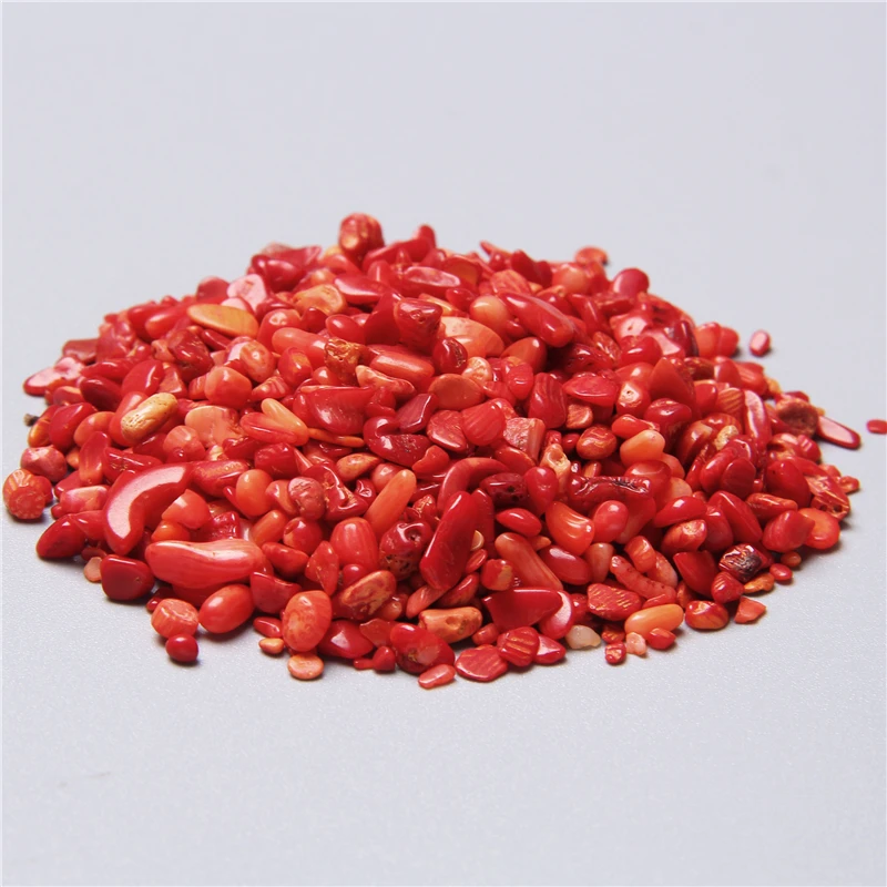 50 г натуральный красный коралловый ракушки порошок кристалл камни