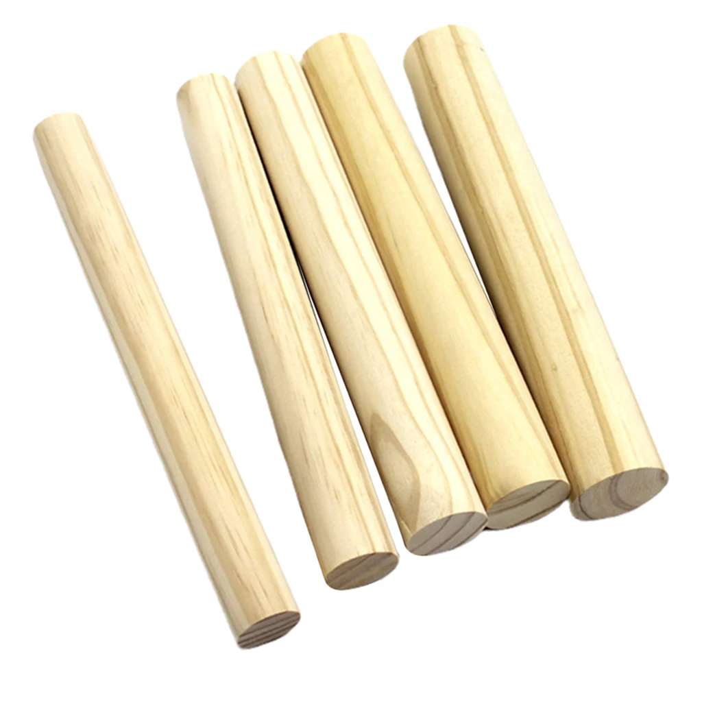 

5pcs Round Wooden Stick For crafts model making Dowel For DIY Craft Useful Wood for home diy