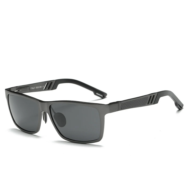 Поляризованные мужские солнцезащитные очки из алюминиево магниевого сплава