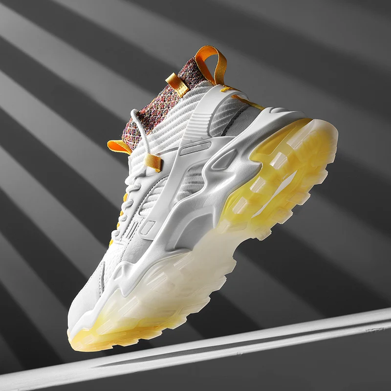 

2020 Winter Height Increasing Man Chunky Sneakers Fashion Light Hard-wearing Adult Men Casual Shoes