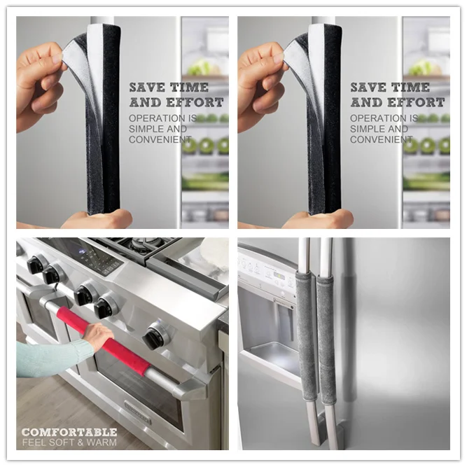 

Крышка для дверной ручки холодильника, 20 шт., декоративные ручки для кухонного прибора, ручка для холодильника, духовки, не оставляет отпеча...