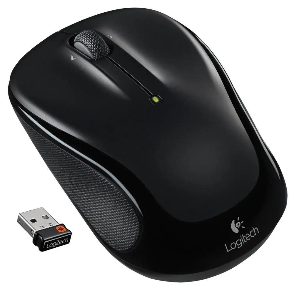 Беспроводная оптическая мышь Logitech M325 для обеих рук черная бесплатная доставка |