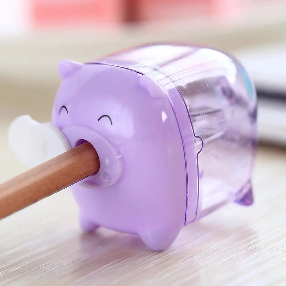 Точилка для карандашей Deli Cute Kawaii Animal Pig цветные сладкие конфеты 1 шт. корейские