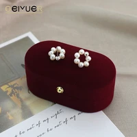 earrings 925 sterling silver simple fashion small pendientes jewelry for girls natural freshwater pearl korean style ear studs