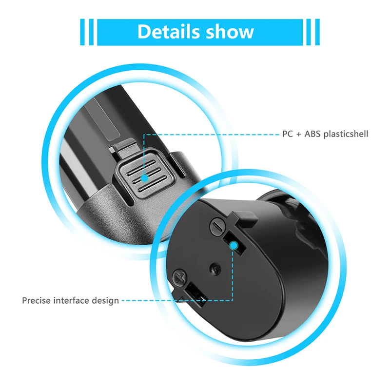 Аккумуляторная батарея Powtree 2500mAh 7 2 V Li Ion BL7010: Makita 194355 4 194356 TD020DS GN900