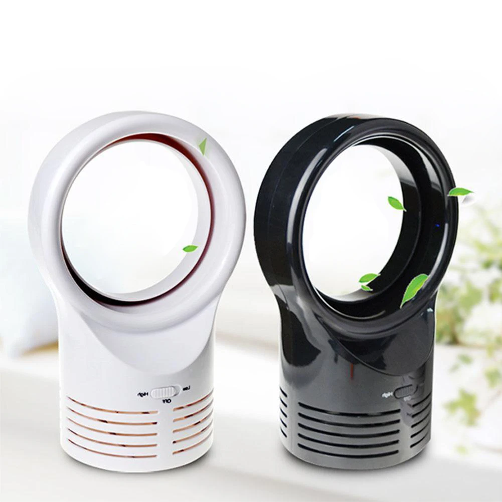 Большой беслопастной вентилятор для дома и офиса бесшумный Электрический мини
