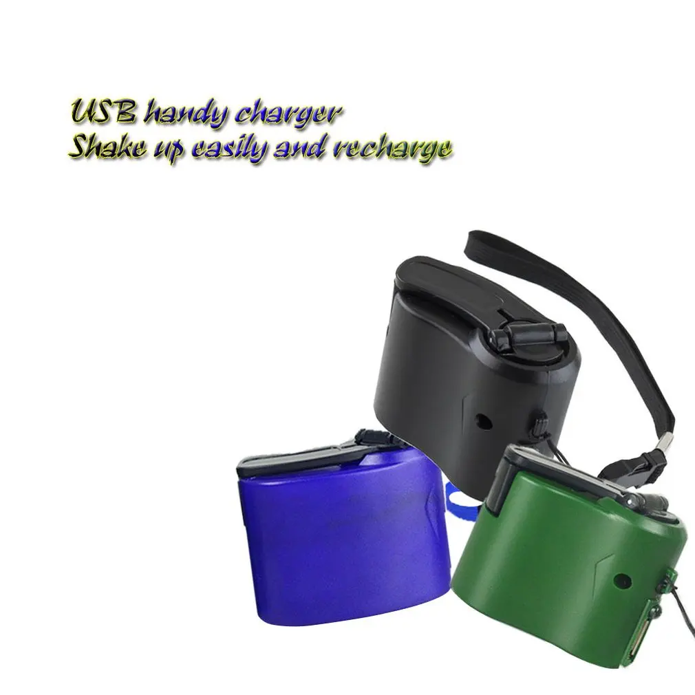 mini compact hand crank charger manual generator mobile phone emergency charger usb charger stay connected free global shipping