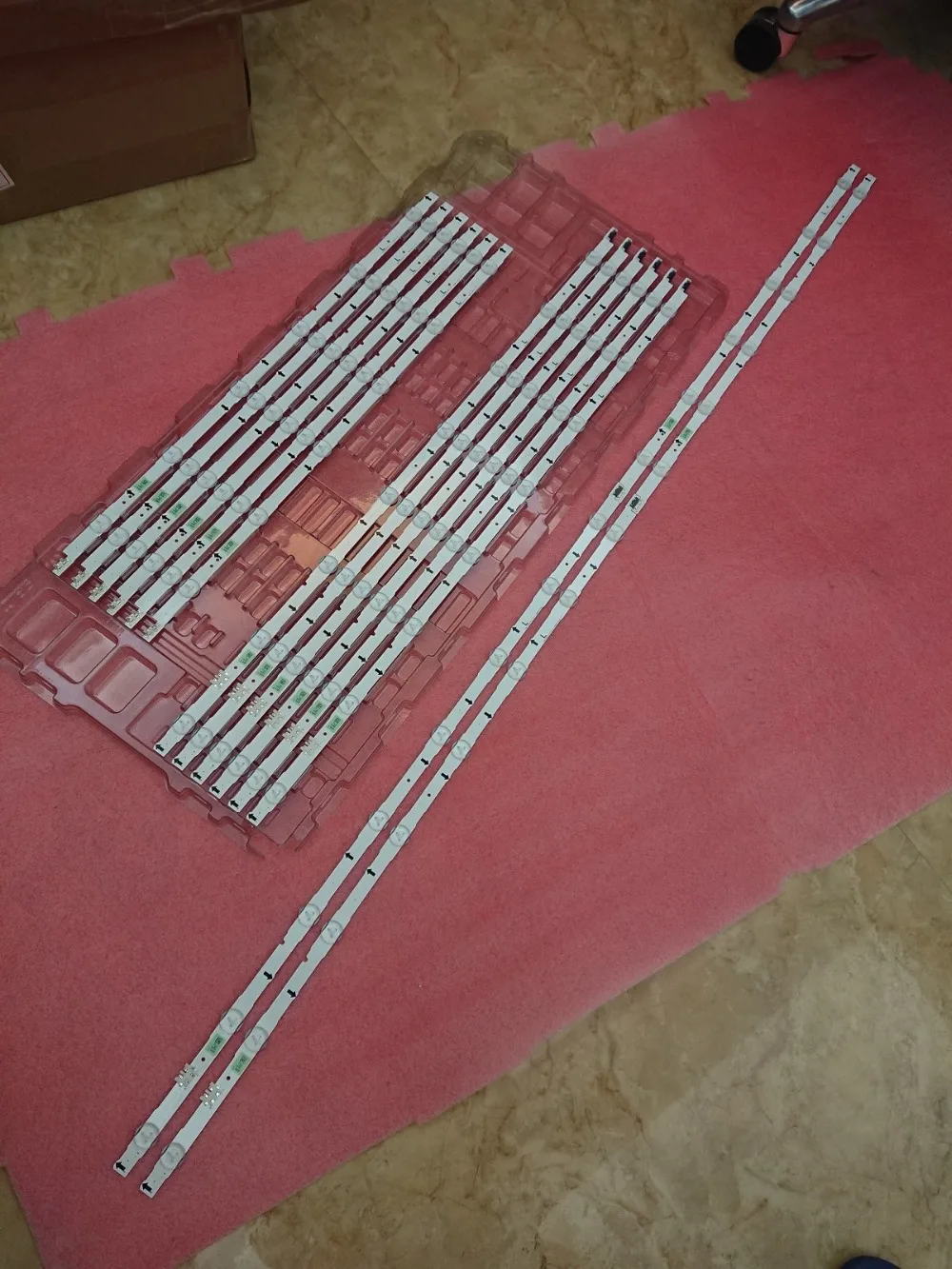 16 шт./компл. светодиодный полосы для samsung UN65J6300 UA65H6088 UA65H6400 UN65H6300 D4GE-650DCA-R2 2014SVS65F 3228 R06 L08