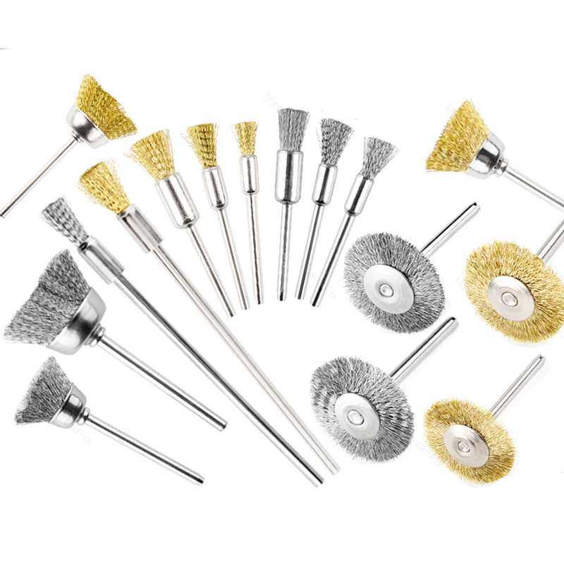 

6mm Steel Wire Brushes Polishing Wheel Brush for Tools Mini Brushed Burr Welding Metal Surface Pretreatment Grinding