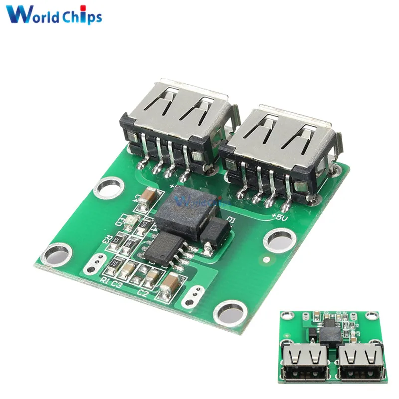 Зарядное устройство с понижающим модулем питания плата двойным USB выходом и