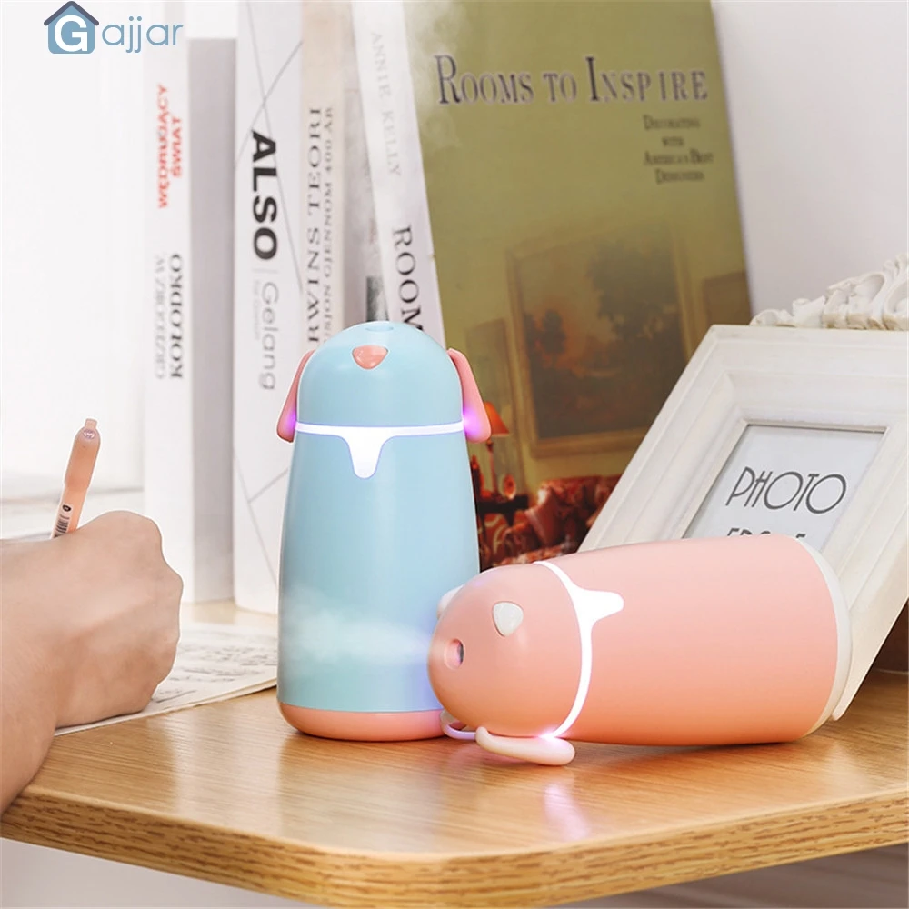 Kbaybo 2019 Новый 150 мл с милой собачкой Форма Мини USB увлажнитель воздуха распылитель