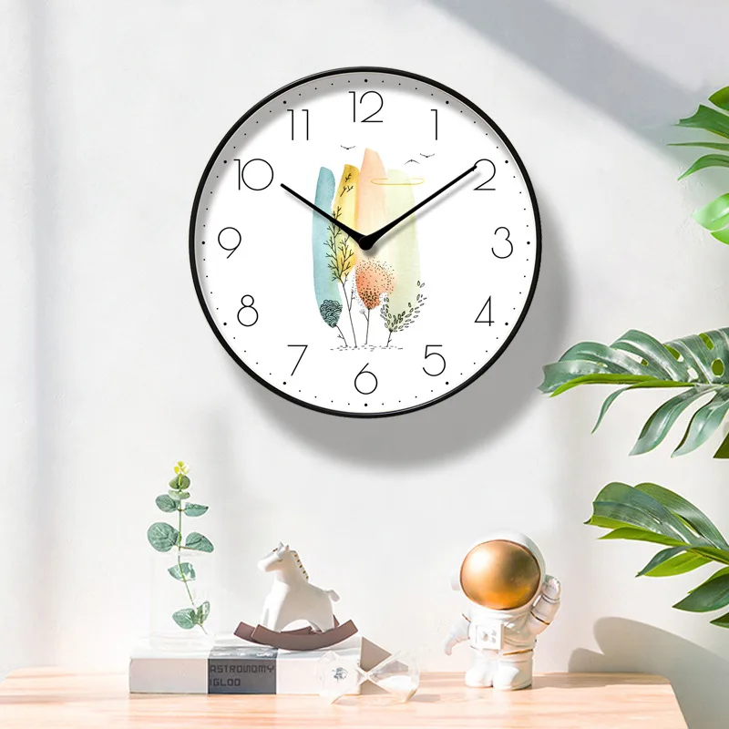 

Yuan art decoration classic quiet wall clock 10 inch / 12 inch / 14 inch hot selling high quality hanging clock