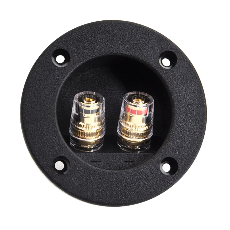 

2pcs/lot Two Copper Terminal Block Speaker Junction Box Connector DIY Accessory