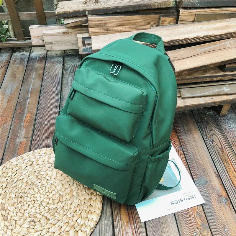 Fashion Waterproof Nylon Backpack for Women Multi Pocket Travel Backpacks Female School Bag for Teenage Girls Book Mochilas