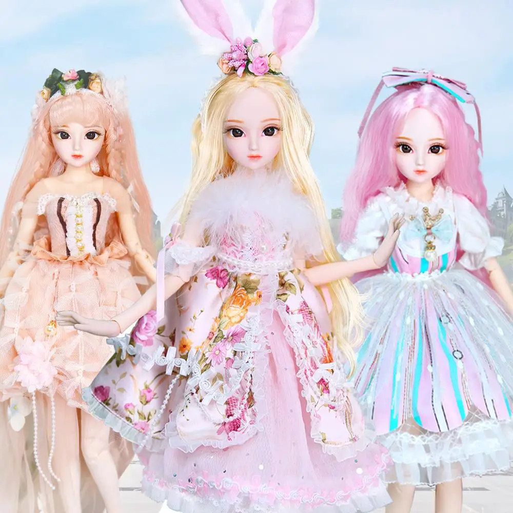 Дневник королева BJD кукла 1/4 45 см принцесса микс Модная Кукла SD белая кожа кукла Великолепный костюм и обувь макияж и комбинация