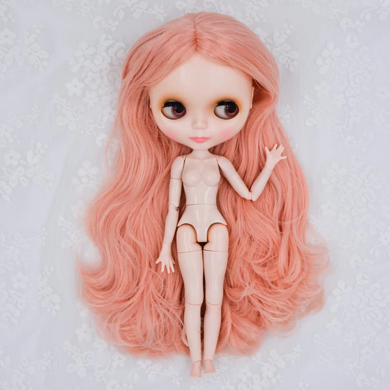Шарнирная кукла Blyth, Заводская кукла Neo Blyth, Обнаженная матовое лицо, куклы, можно изменить макияж, платье, сделай сам, 1/6 шарнирные куклы 06 - Цвет: NBL22