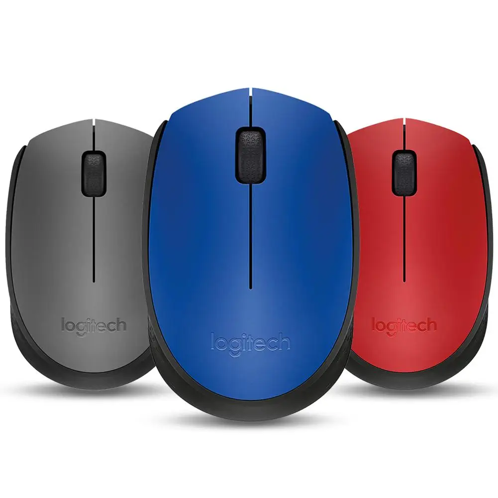 Logitech M170 Беспроводной Мышь 2 4 ГГц 1000 Точек на дюйм 3 кнопки с нано приемник для