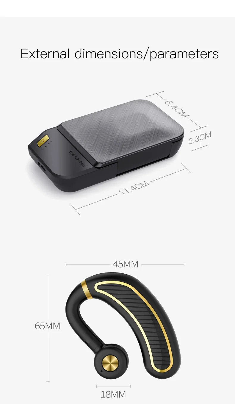K21 беспроводные наушники Bluetooth гарнитура с микрофоном свободные руки спортивные наушники с ушным крюком для iPhone для компьютера ноутбука