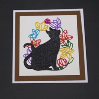 zhuoang cat cutting dies for card making diy scrapbooking photo album decoretive embossing stencial