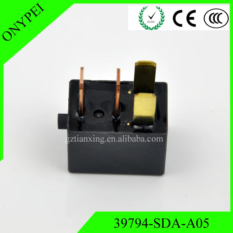 OEM #39794SDAA05 12V автомобильное черное реле кондиционирования воздуха для Honda 39794-SDA-A05