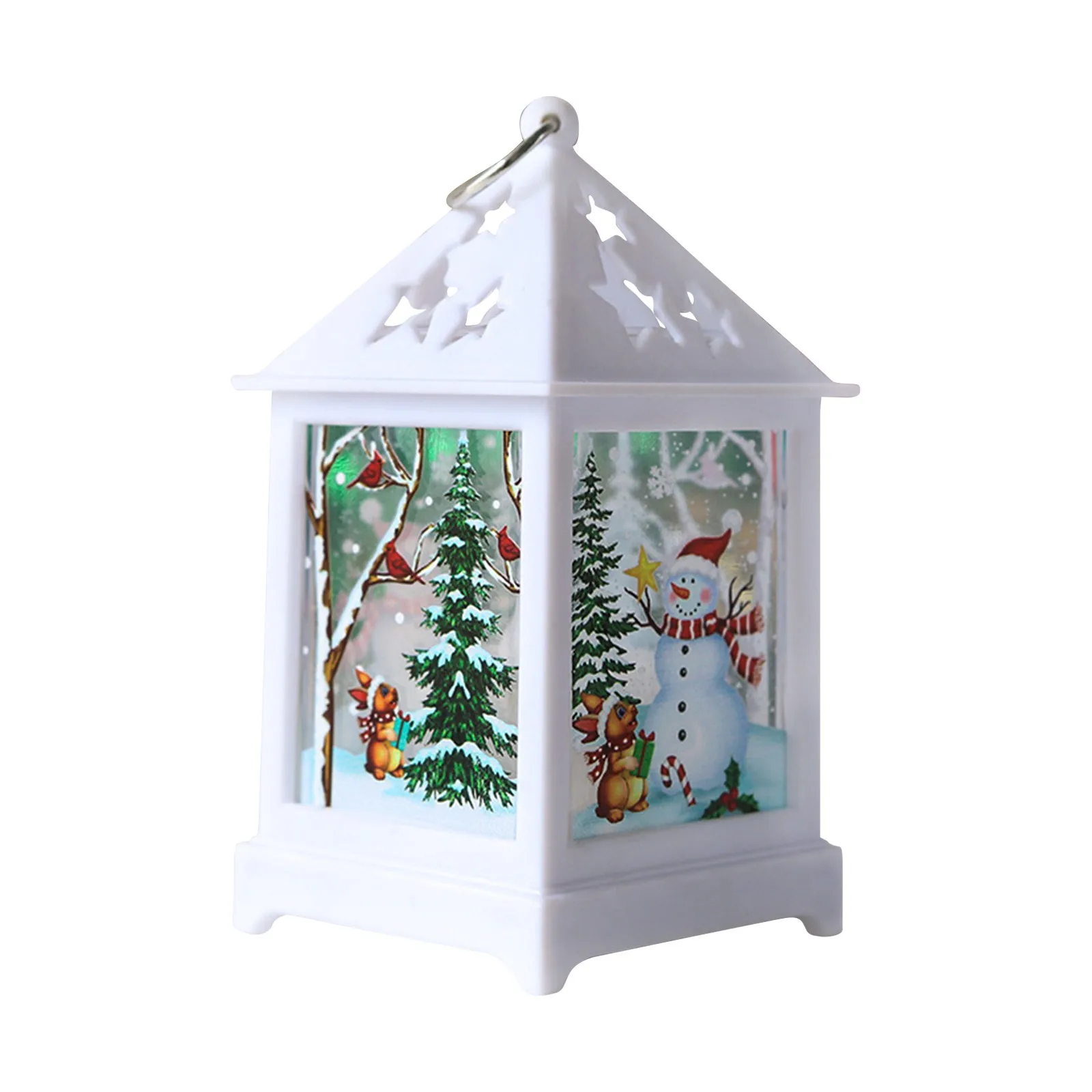 Рождественский Настольный подсвечник украшение для украшения праздничный