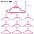 10 шт.лот, мини-кукла NK, пластиковые розовые подвески, милое пальто, штаны, держатель для одежды, аксессуары для кукол Барби, детские игрушки 03F 3X