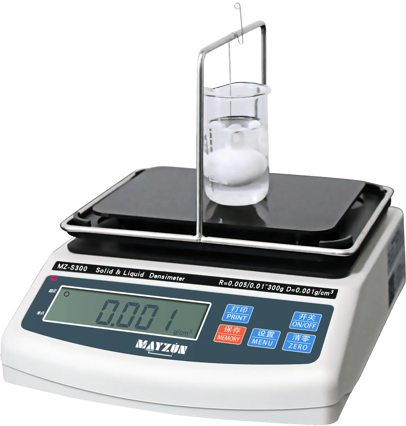 

MZ-S150 0.0001 g/cm3 Solids And Liquids Specific Gravity Balance / Hydrometer / Apparatus