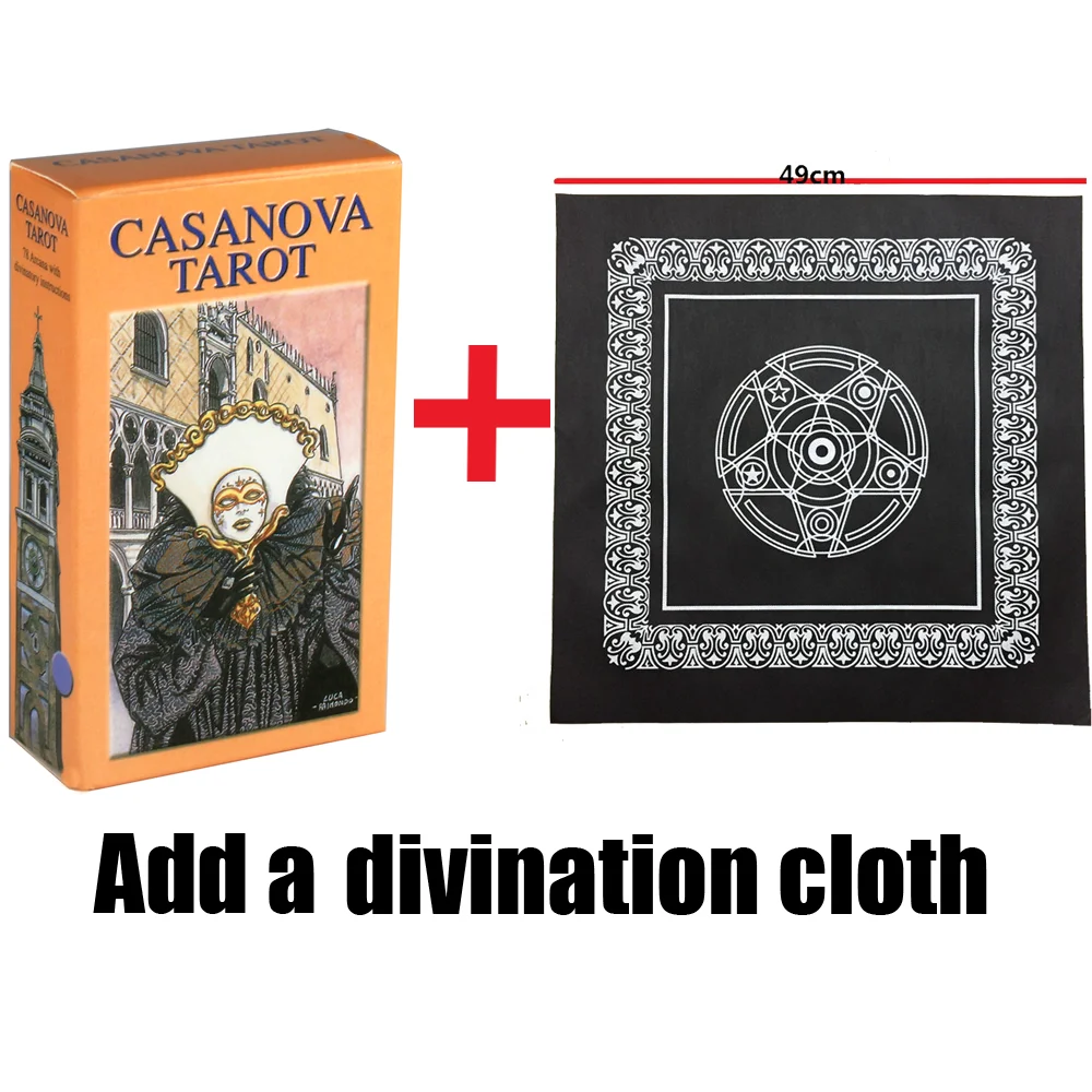 

Sacred Mermaids Tarot Cards And A Divination Cloth Set for Beginners Classic Party Game Card Game board game oracle cards