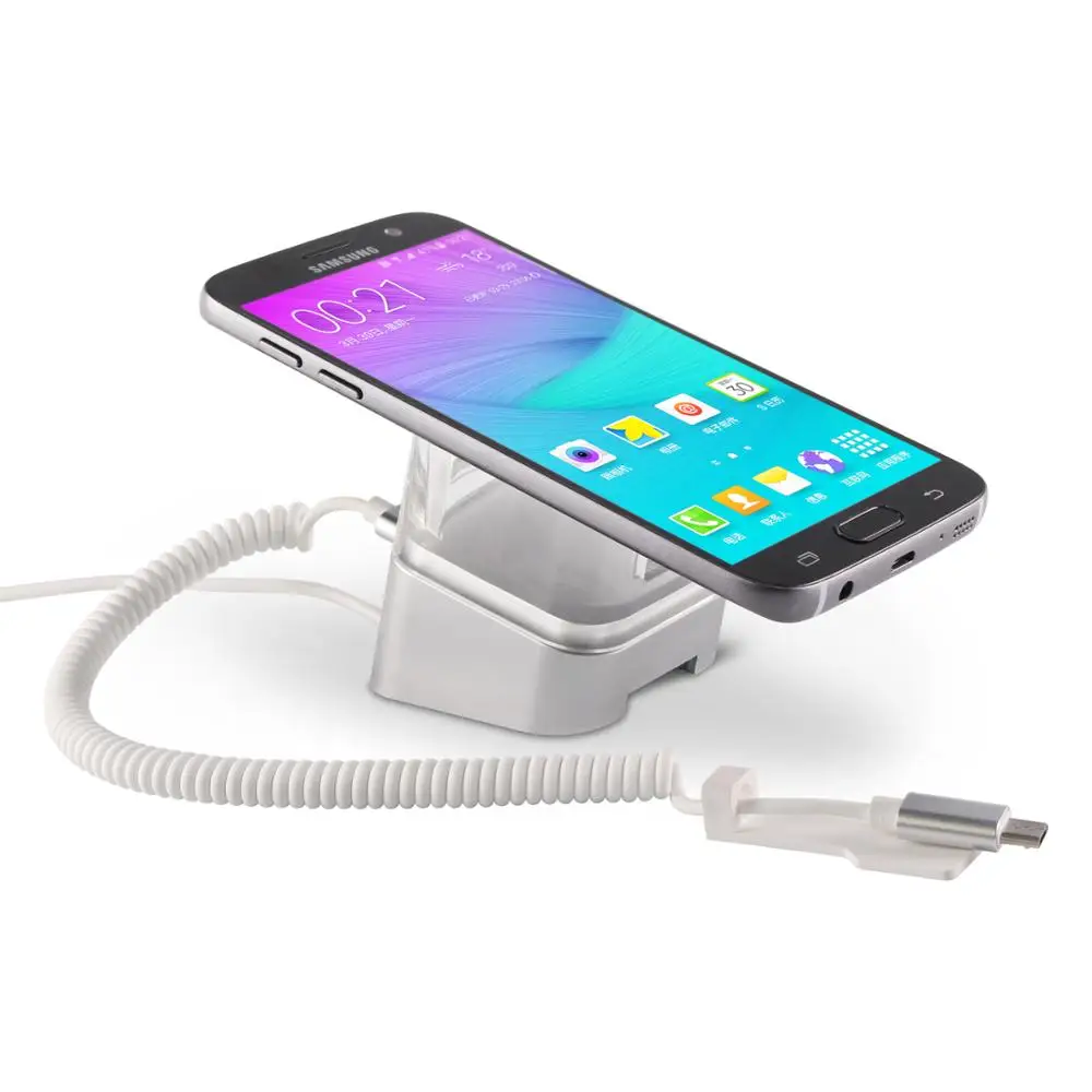 10 pcs/lot Security display cell phone alarm stand Anti theft mobile phone shops on display
