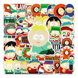 103050pcs southpark stickers aesthetic for laptop bike water bottle journal graffiti decals waterproof sticker packs for teens free global shipping