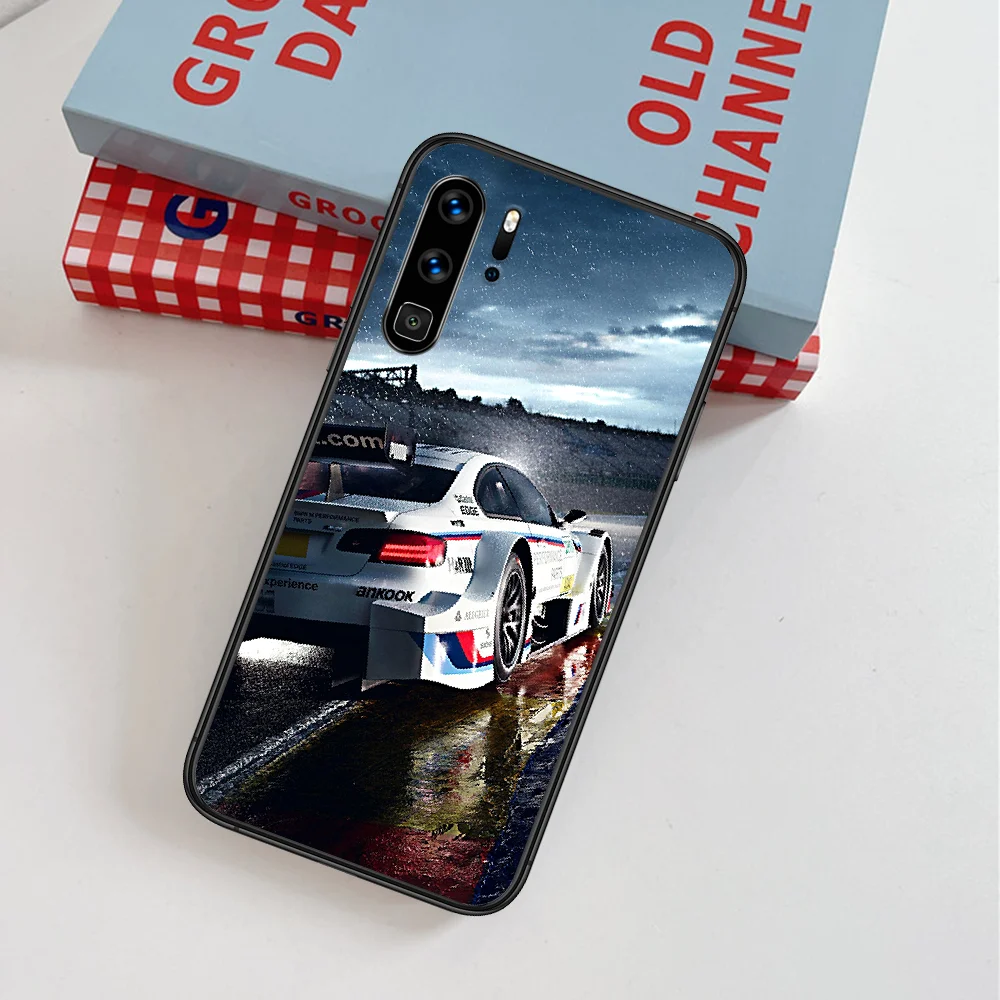 

BMW Sport Car Luxury Cool Red Blue Phone Case For Huawei P Mate Smart 10 20 30 40 Lite Z 2019 Pro black Bumper Trend Cell Pretty