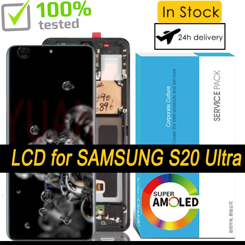 100% Оригинальный 6 9 'ɺMOLED ЖК-дисплей сенсорный экран дигитайзер в сборе для