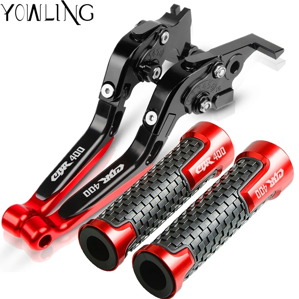 

Motorcycle Grips CBR400 Handle Grips Handlebar Brake Clutch Levers For Honda CBR400 1986 1987 1988 1989 1990 1991 1992 1993 1994