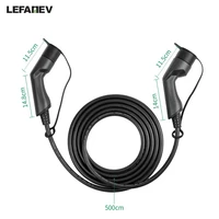 EV Charging Cable 32A 72KW for Electric Car Charger Station EVSE Cord Type 2 Female to Male Plug IEC 62196-2 5M