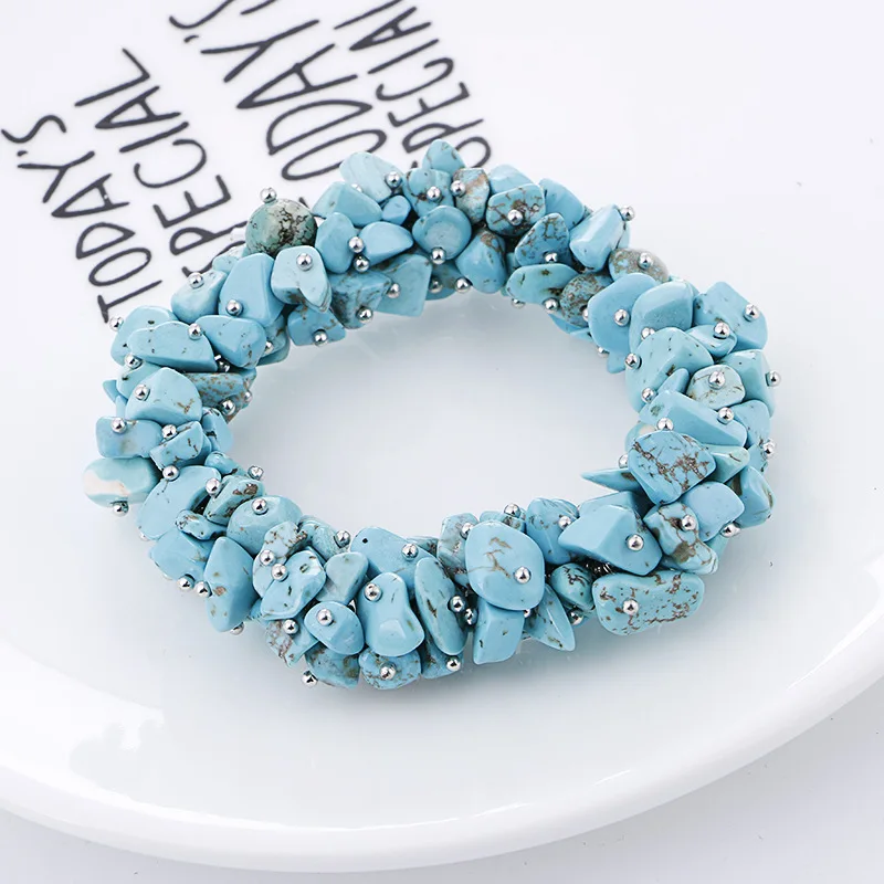 Модные корейские популярные ювелирные изделия браслет из натурального камня