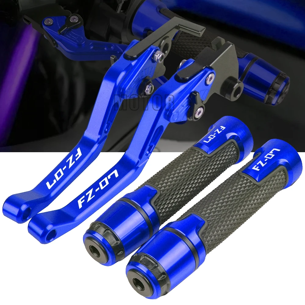 

Motorcycle Accessories Brake Clutch Levers Handlebar Hand Grips For Yamaha MT07 FZ07 MT-07 FZ-07 2014-2021 2016 2017 2018 2019