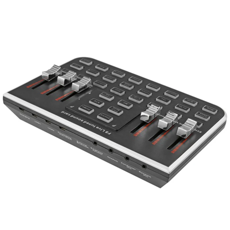 F8 4 режима Studio o Mixer микрофон Webcast развлечения стример живая Звуковая карта для