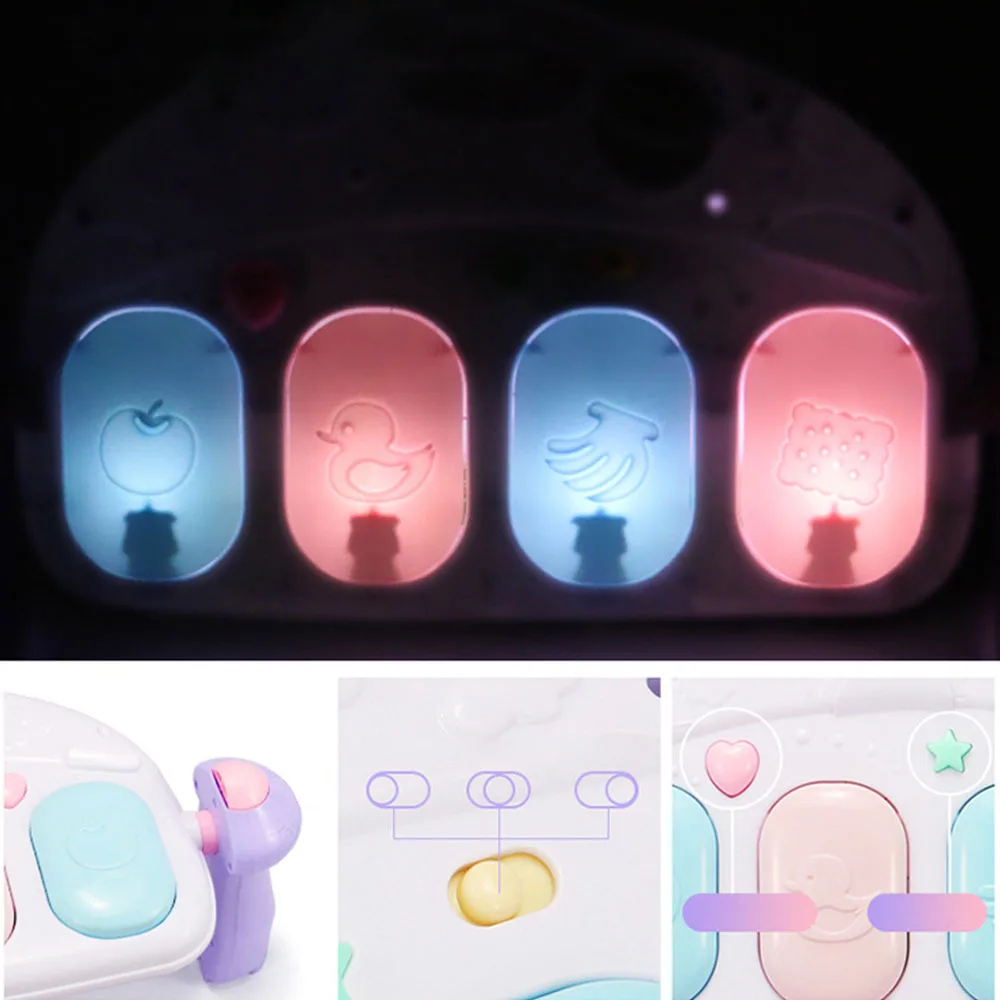 2 в 1 детский гимнастический коврик пазл развивающие игрушки Детские музыкальные