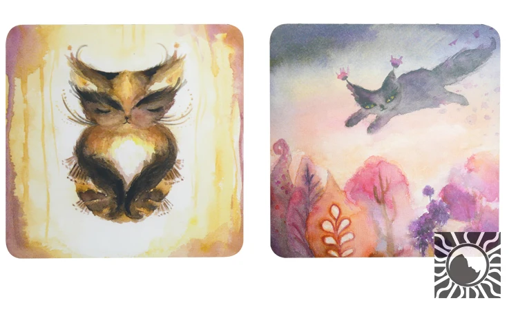 100% английская версия дух кошки Oracle карты палубная карта для настольной