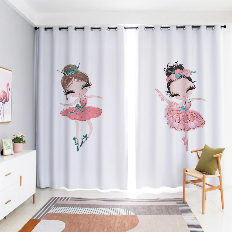 Мультяшные занавески для детей шторы спальни домашний декор гостиной домашние